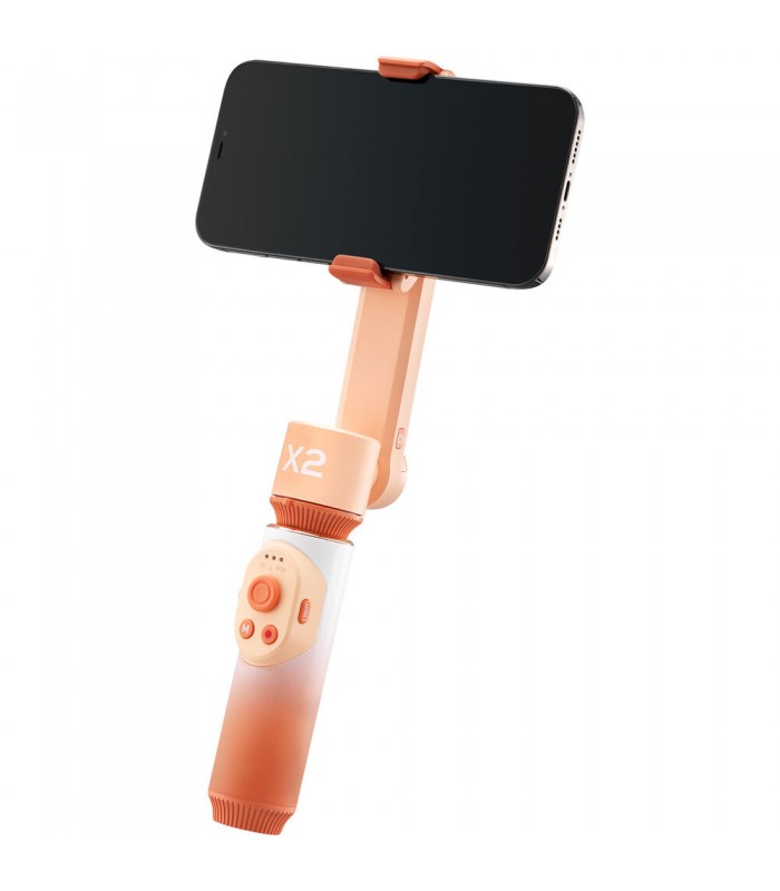 لرزشگیر موبایل دو محوره ژیون مدل Zhiyun-Tech Smooth-X2 رنگ نارنجی