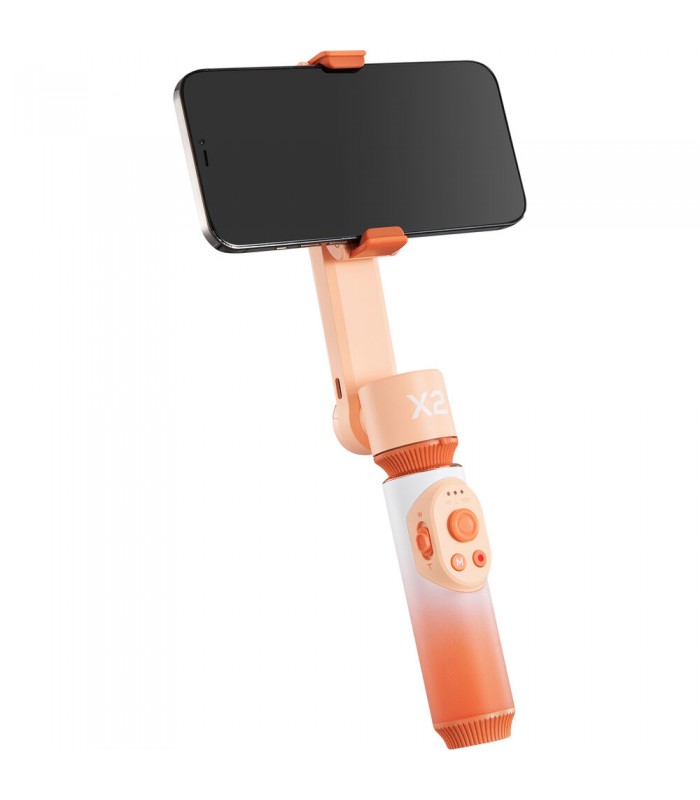 لرزشگیر موبایل دو محوره ژیون مدل Zhiyun-Tech Smooth-X2 رنگ نارنجی