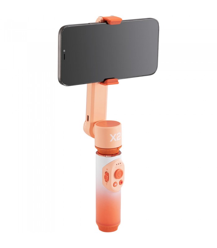 لرزشگیر موبایل دو محوره ژیون مدل Zhiyun-Tech Smooth-X2 رنگ نارنجی