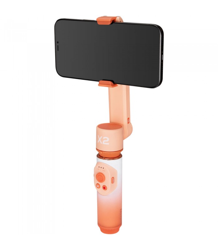 لرزشگیر موبایل دو محوره ژیون مدل Zhiyun-Tech Smooth-X2 رنگ نارنجی