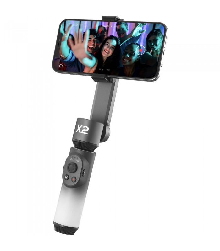 لرزشگیر موبایل دو محوره ژیون مدل Zhiyun-Tech Smooth-X2 رنگ مشکی