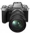 دوربین بدون آینه فوجی فیلم مدل Fujifilm X-T4 رنگ نقره‌ای به همراه لنز ۸۰-۱۶ میلی‌متری