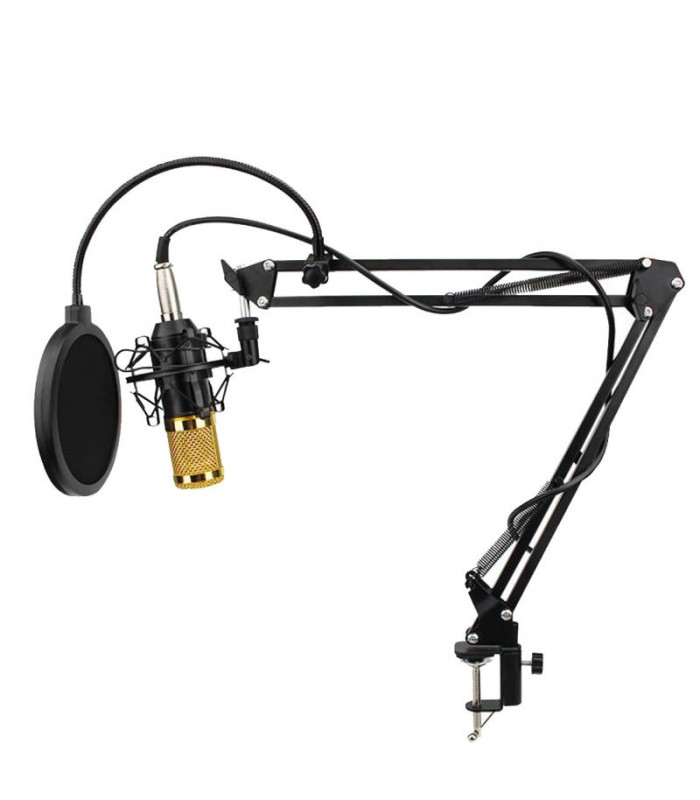 میکروفون کندانسر وسکات مدل BM800 به‌همراه کارت صدا مدل V8