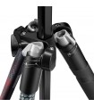 سه‌پایه آلومینیمی مانفروتو مدل Manfrotto Element MII به همراه بال هد رنگ قرمز