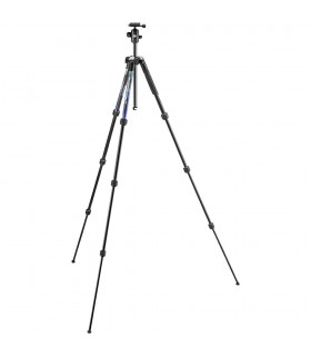 سه‌پایه آلومینیمی مانفروتو مدل Manfrotto Element MII به همراه بال هد رنگ آبی