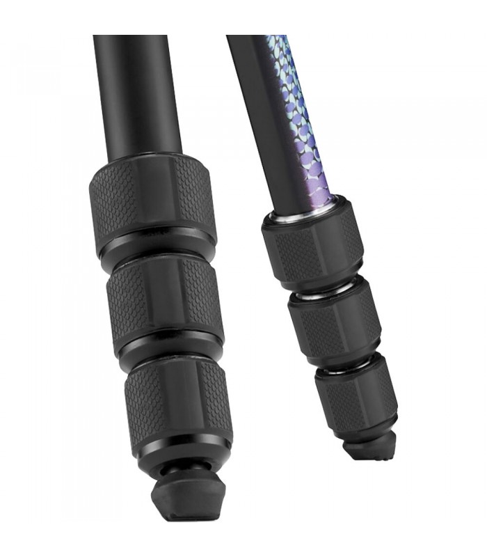 سه‌پایه آلومینیمی مانفروتو مدل Manfrotto Element MII به همراه بال هد رنگ آبی