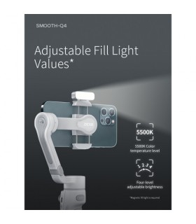 گیمبال لرزشگیر موبایل ژیون مدل Zhiyun-Tech Smooth-Q4 کیت کومبو