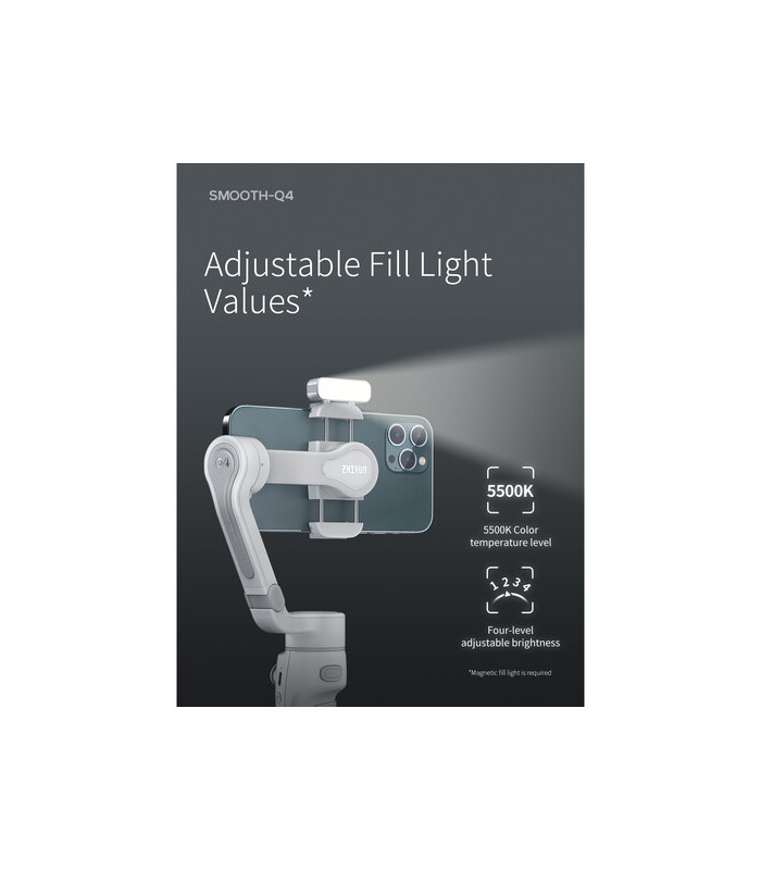 گیمبال لرزشگیر موبایل ژیون مدل Zhiyun-Tech Smooth-Q4 کیت کومبو