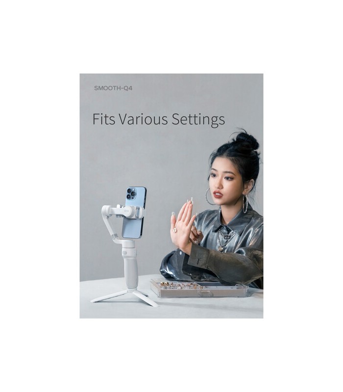 گیمبال لرزشگیر موبایل ژیون مدل Zhiyun-Tech Smooth-Q4 کیت کومبو