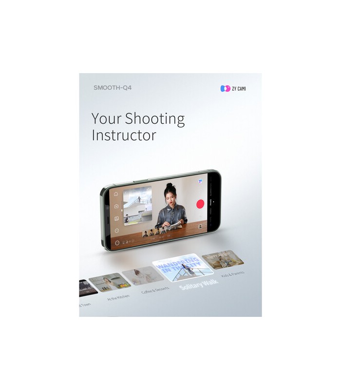 گیمبال لرزشگیر موبایل ژیون مدل Zhiyun-Tech Smooth-Q4 کیت کومبو