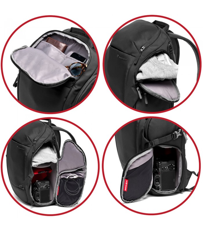 کوله‌پشتی عکاسی مانفروتو مدل Manfrotto Advanced Travel III - MB MA3-BP-T
