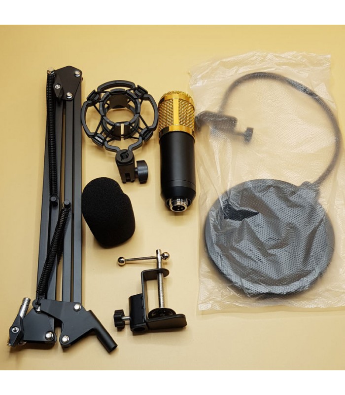 میکروفون کندانسر فونیکس مدل BM800 به‌همراه کارت صدا مدل V8