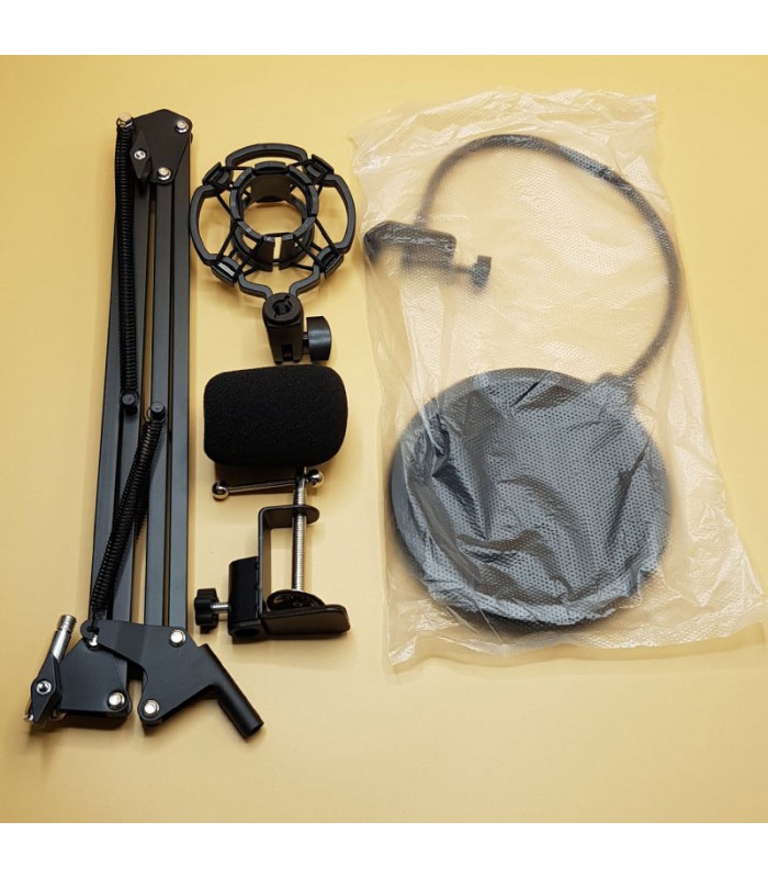 میکروفون کندانسر فونیکس مدل BM800 به‌همراه کارت صدا مدل V8