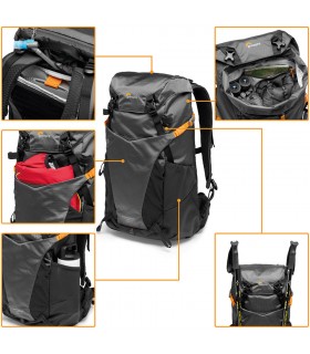 Lowepro PhotoSport BP 24L AW III Photo Backpack (Black/Gray)