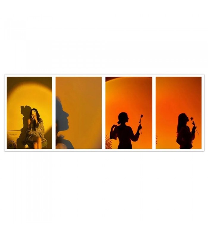 نور ثابت RGB مدل Sunset Light همراه با ریموت