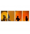 نور ثابت RGB مدل Sunset Light همراه با ریموت