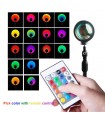 نور ثابت RGB مدل Sunset Light همراه با ریموت