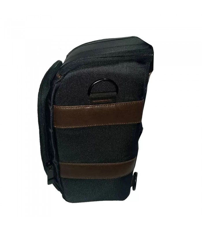 کیف شانه‌آویز عکاسی ویست مدل Vist VD20 L رنگ مشکی-چرم قهوه‌ای