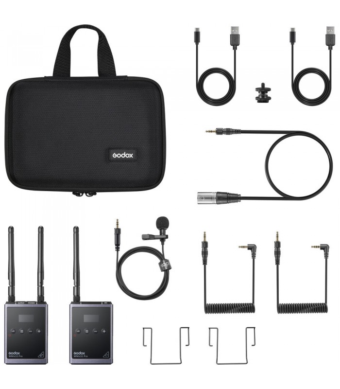 کیت میکروفون بی سیم گودوگس مدل Godox WMicS1 Pro Kit 1