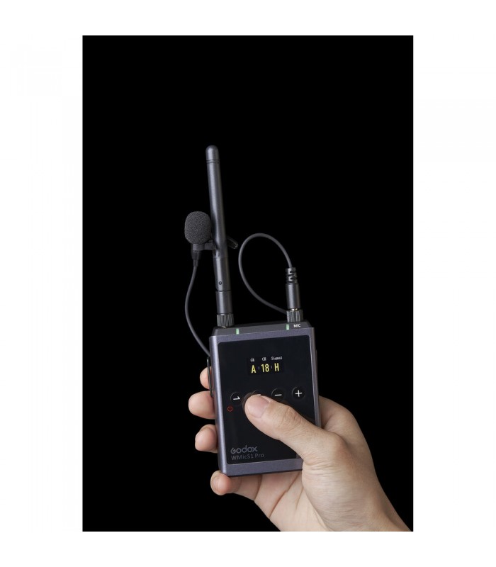 کیت میکروفون بی سیم گودوگس مدل Godox WMicS1 Pro Kit 1