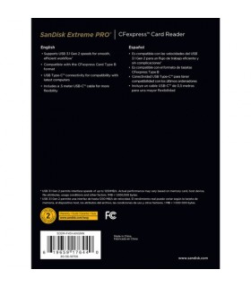 رم ریدر سندیسک مدل SanDisk Extreme PRO CFexpress Type B
