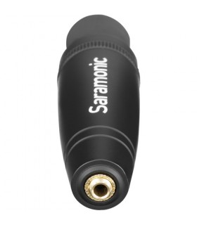 مبدل ۳.۵ میلی‌متری به XLR سارامونیک مدل Saramonic C-XLR+ دارای مبدل فانتوم پاور