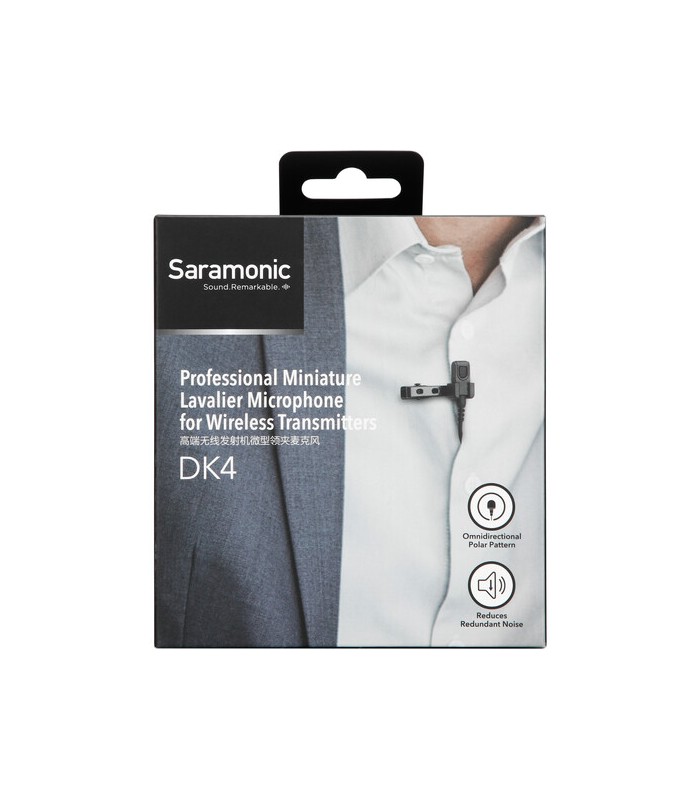 میکروفون یقه‌ای مخصوص گیرنده‌های بی‌سیم Saramonic مدل DK4A
