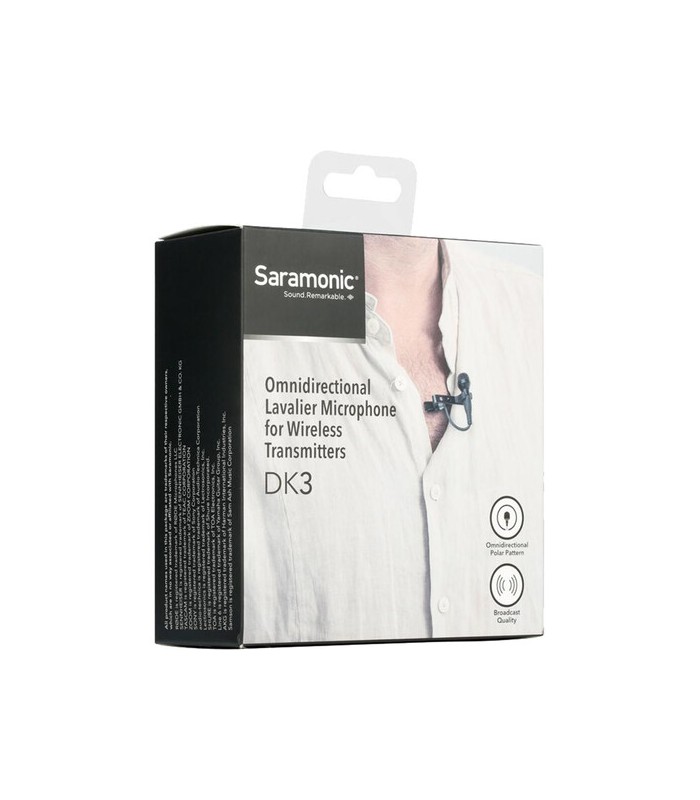 میکروفون یقه‌ای مخصوص گیرنده‌های بی‌سیم سونی Saramonic مدل DK3B