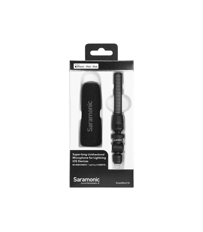 میکروفون شاتگان سارامونیک مدل Saramonic SmartMic5 Di مناسب برای دستگاه‌های iOS