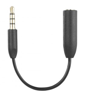 کابل تبدیل جک ۳.۵ میلی‌متری TRS به ۳.۵ میلی‌متری TRRS سارامونیک مدل Saramonic SR-UC201