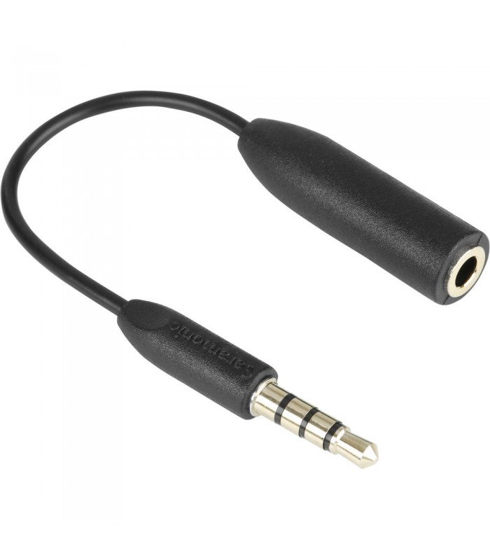 کابل تبدیل جک ۳.۵ میلی‌متری TRS به ۳.۵ میلی‌متری TRRS سارامونیک مدل Saramonic SR-UC201