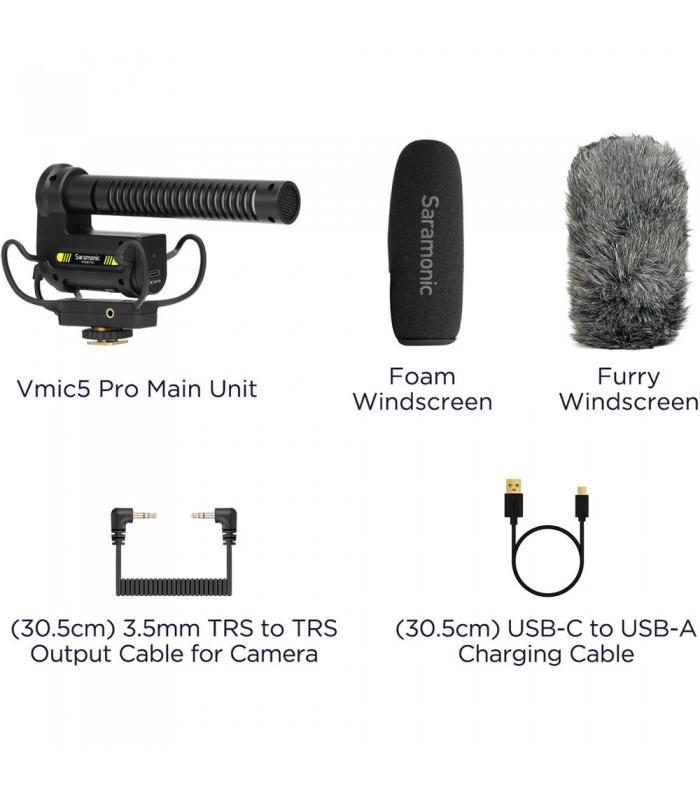 میکروفون شات گان رودوربینی سارامونیک مدل Saramonic Vmic5 Pro