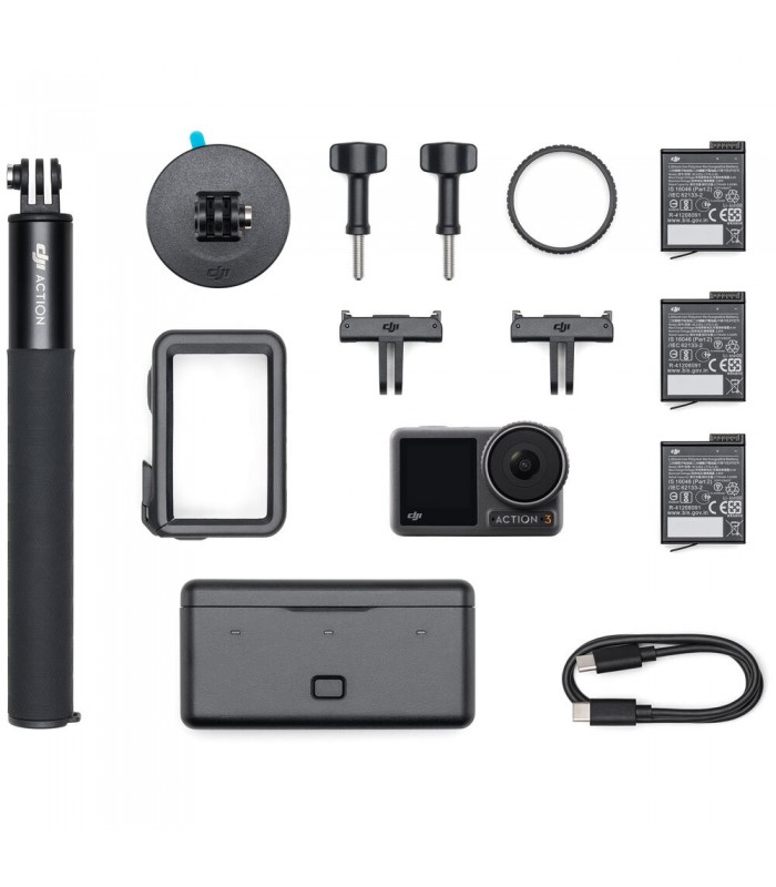 دوربین ورزشی اسمو اکشن ۳ | DJI Osmo Action 3 پک Adventure Combo