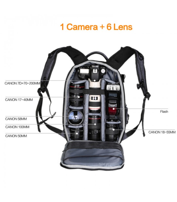 کوله‌پشتی دوربین K&F Concept مدل 13.044