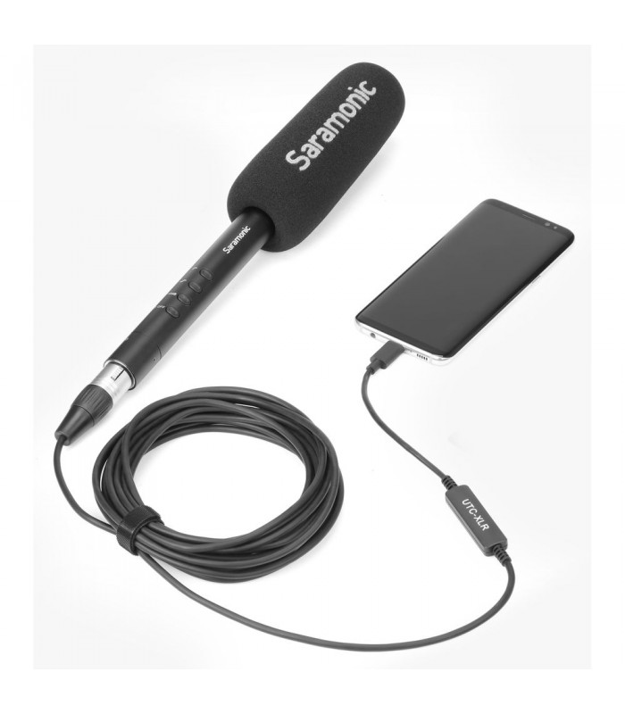 کابل مبدل میکروفون XLR به USB Type-C سارامونیک مدل UTC-XLR