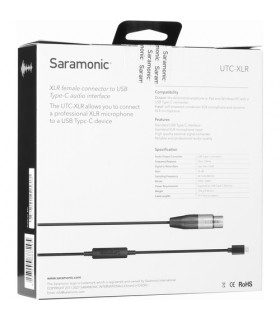 کابل مبدل میکروفون XLR به USB Type-C سارامونیک مدل UTC-XLR
