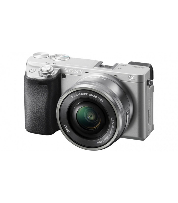 دوربین دیجیتال سونی مدل Alpha a6400 همراه لنز Sony 16-50mm رنگ نقره‌ای