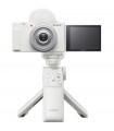 دوربین کامپکت سونی مدل Sony ZV-1F رنگ سفید همراه با لوازم ولاگری