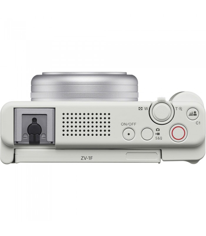 دوربین کامپکت سونی مدل Sony ZV-1F رنگ سفید همراه با لوازم ولاگری