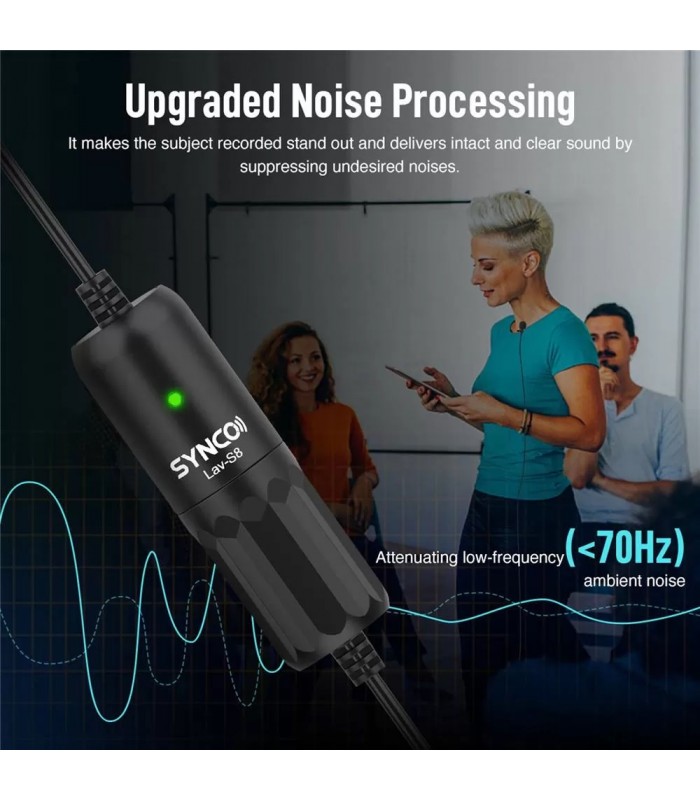 میکروفون یقه‌ای سینکو مدل Synco S8