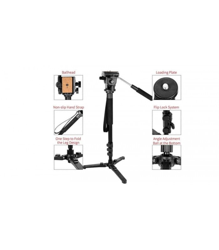 تک پایه دوربین کینگ جوی مدل King Joy MP3008F-VT1510