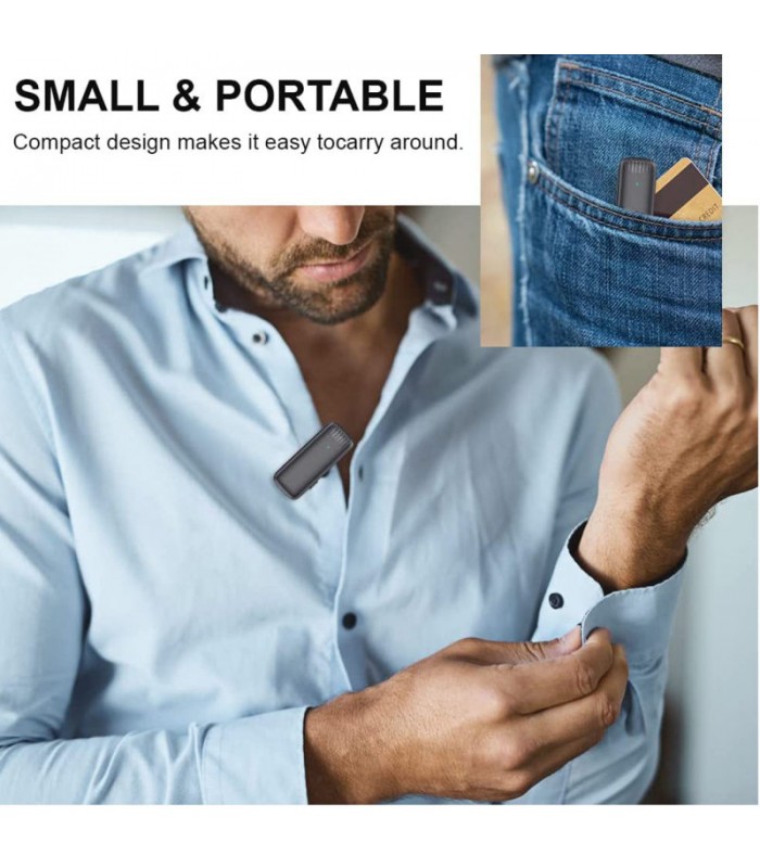 میکروفون بی‌سیم EM-2 - مناسب برای دستگاه‌های iOS