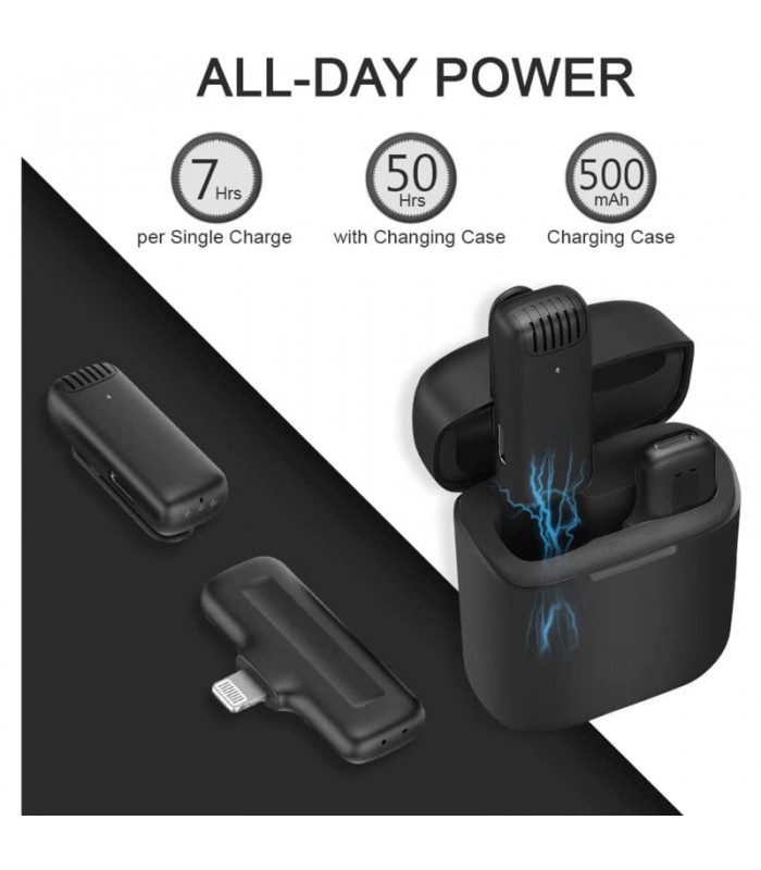 میکروفون بی‌سیم EM-2 - مناسب برای دستگاه‌های iOS