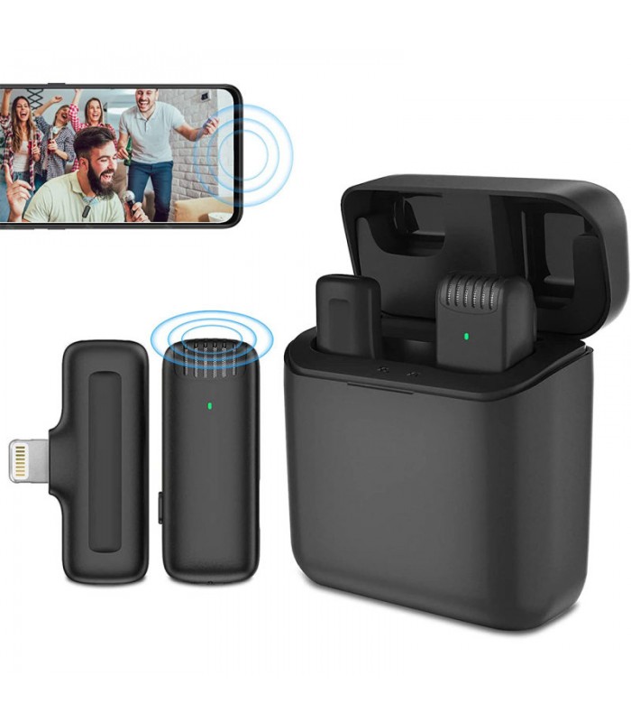 میکروفون بی‌سیم EM-2 - مناسب برای دستگاه‌های iOS