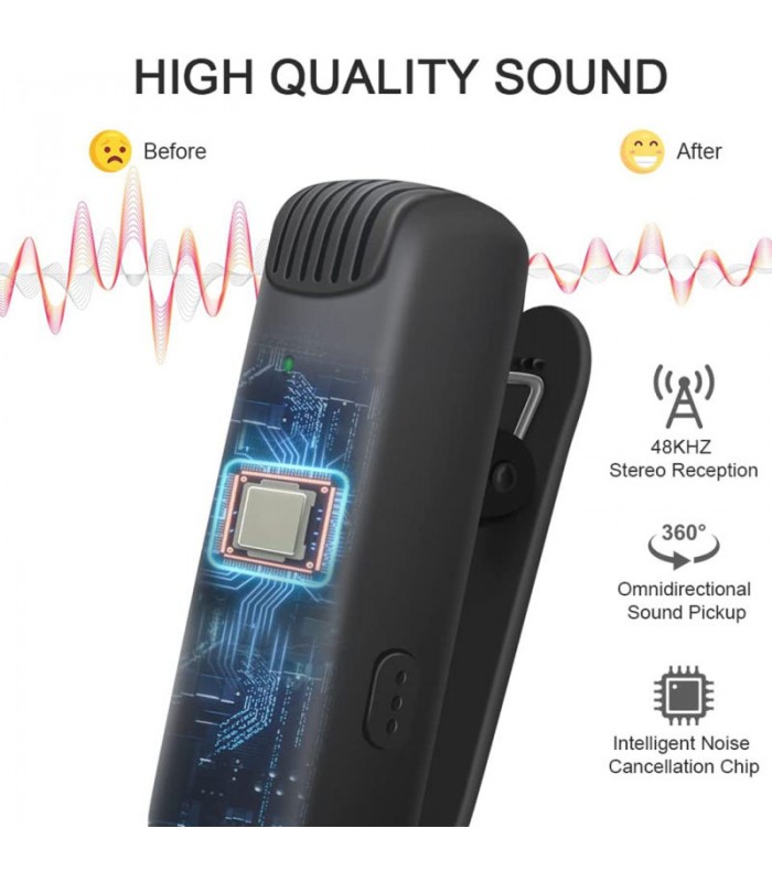 میکروفون بی‌سیم EM-2 - مناسب برای دستگاه‌های iOS