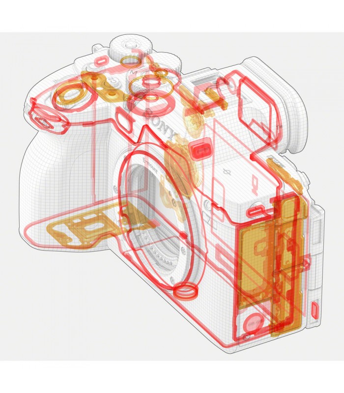 دوربین بدون آینه سونی a7R V - بدنه