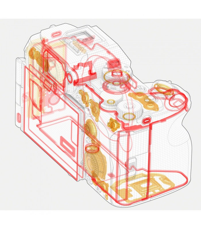 دوربین بدون آینه سونی a7R V - بدنه