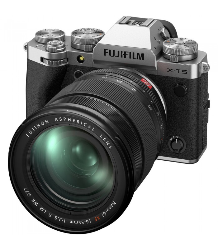 دوربین بدون آینه فوجی فیلم مدل Fujifilm X-T5 رنگ نقره‌ای