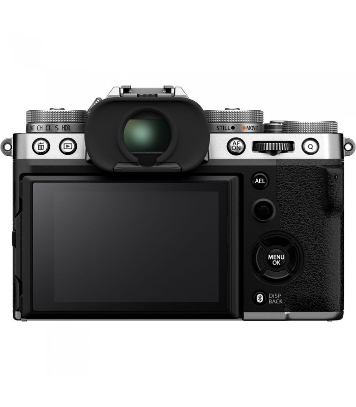 دوربین بدون آینه فوجی فیلم مدل Fujifilm X-T5 رنگ نقره‌ای همراه با لنز XF 18-55mm