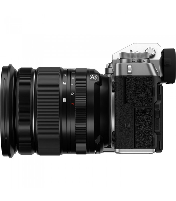دوربین بدون آینه فوجی فیلم مدل Fujifilm X-T5 رنگ نقره‌ای همراه با لنز XF 16-80mm